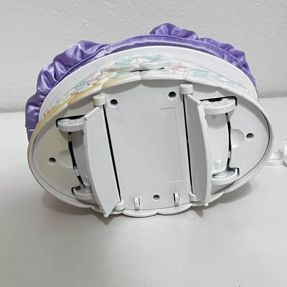 Vintage Cabbage Patch Kids Doll Magic Nursery Cradle Carriage Purple Set 1998 - Picture 13 of 16